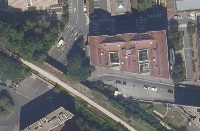Vue aérienne de Urssaf Île-de-France - site de Paris-Nord