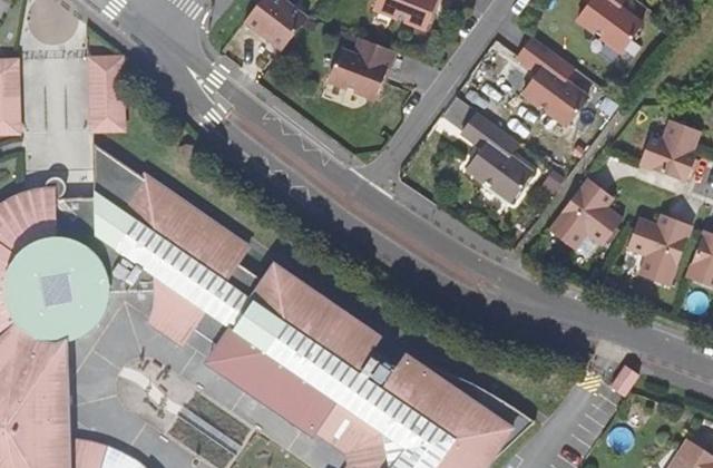 Vue aérienne de Section d'enseignement professionnel du lycée polyvalent Marie Laurencin