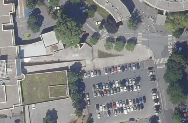 Vue aérienne de Circonscription d'inspection du 1er degré de Grigny