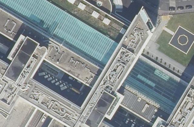 Vue aérienne de Centre régional de pharmacovigilance - Paris Hôpital Européen Georges Pompidou