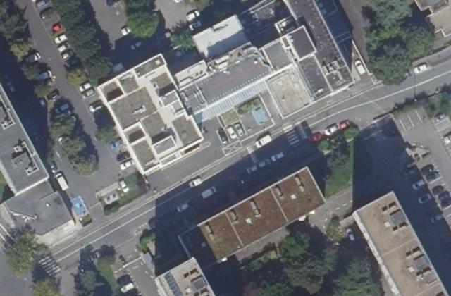 Vue aérienne de Hopital Prive de Vitry Site Pasteur