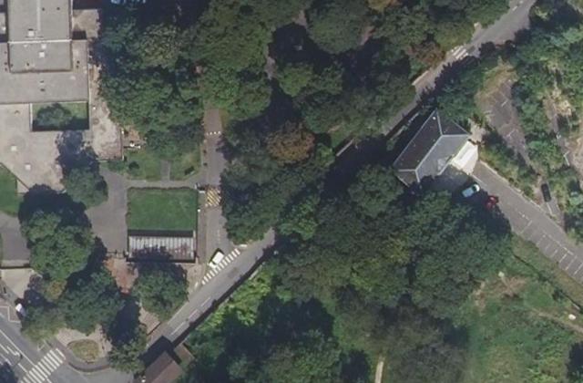 Vue aérienne de Lycée professionnel Château des Coudraies