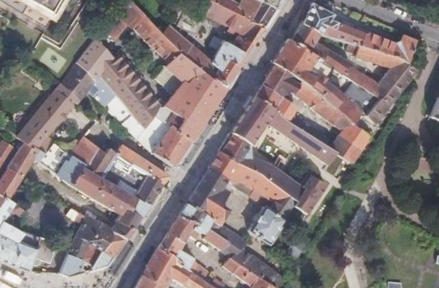 Vue aérienne de Pension de Famille