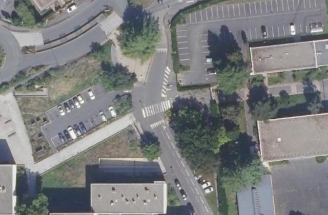 Vue aérienne de Section d'enseignement général et professionnel adapté du Collège Mondetour