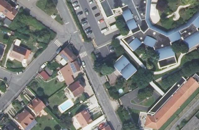 Vue aérienne de EHPAD le Cercle des Aines
