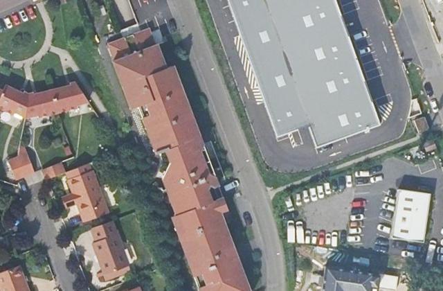 Vue aérienne de EHPAD Residence Mosaique