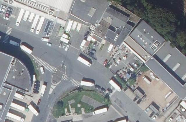 Vue aérienne de Direction de la police aux frontières des aérodromes parisiens (Paris-Charles de Gaulle, du Bourget et de Paris-Orly)