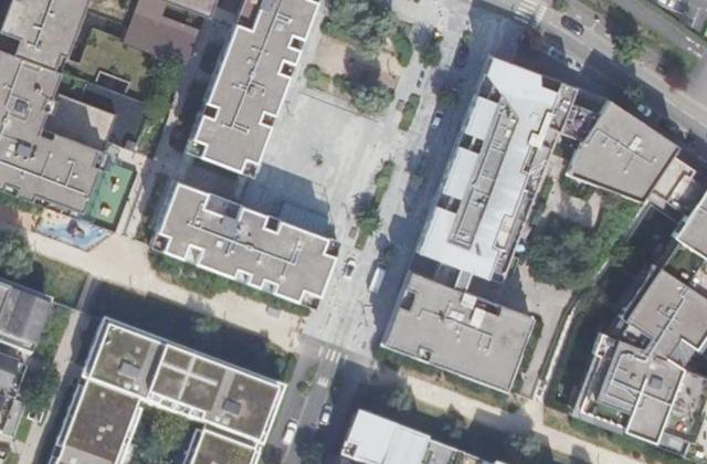 Vue aérienne de Pharmacie des Ecoles
