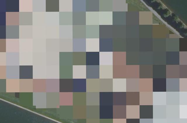 Vue aérienne de Centre de détention de Melun