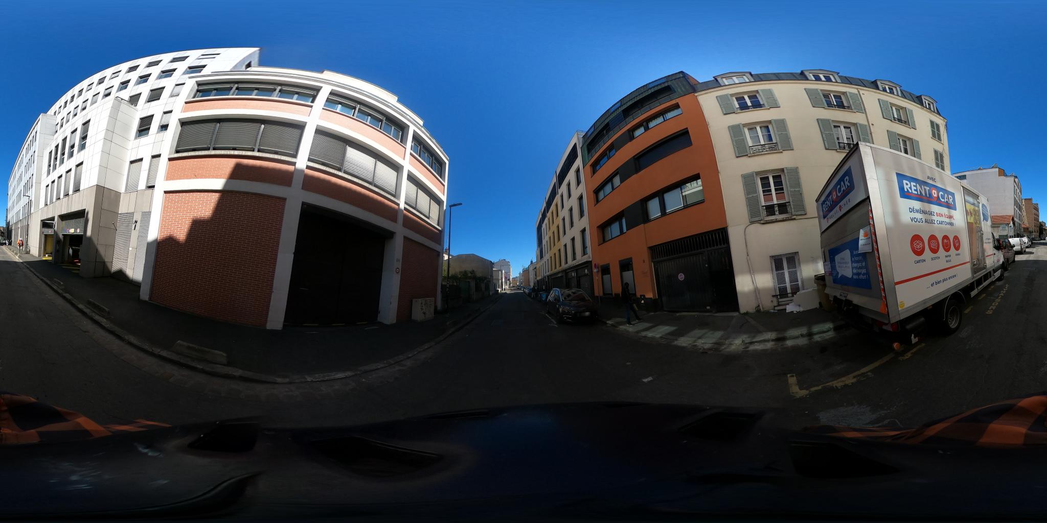 Vue de Urssaf Île-de-France - siège social - site de Montreuil
