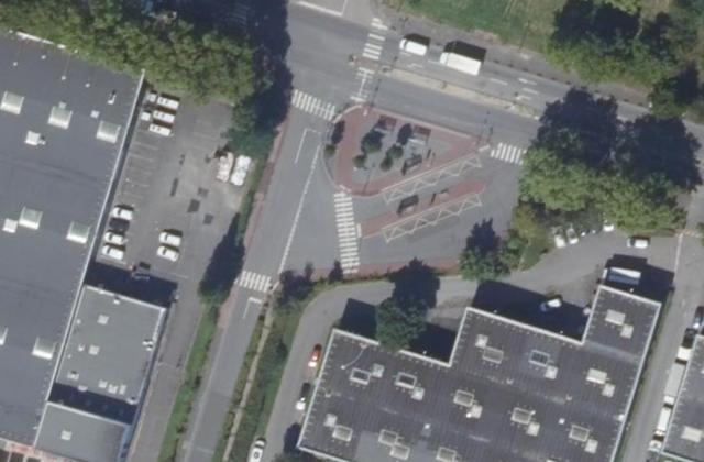Vue aérienne de Lycée François Truffaut