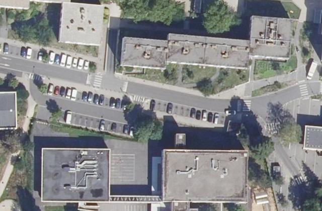 Vue aérienne de Collège Aimé Césaire