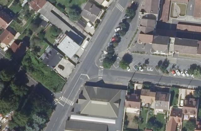 Vue aérienne de Pharmacie du Marche