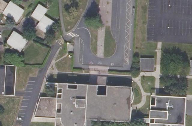 Vue aérienne de Collège Albert Camus