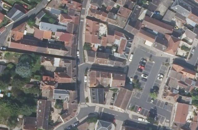Vue aérienne de CMP de la Ferte Alais