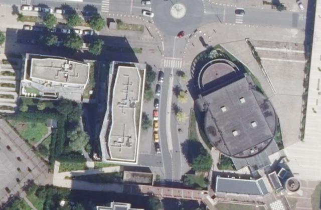 Vue aérienne de SAAD Mairie les Ulis