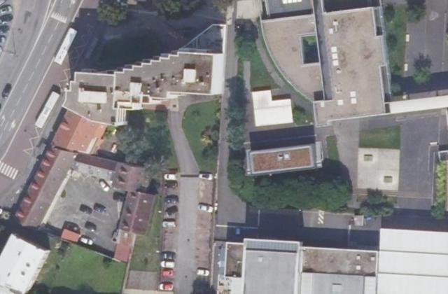 Vue aérienne de Lycée Edmond Michelet