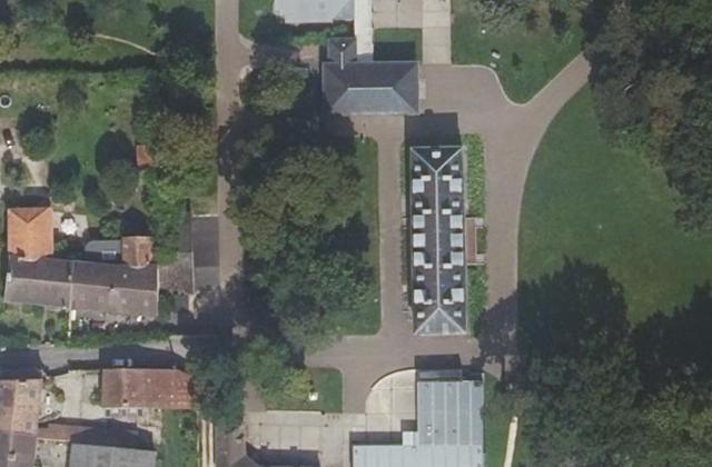 Vue aérienne de Cpmi de Marcoussis