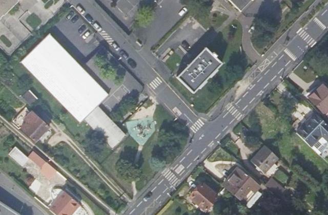 Vue aérienne de Pharmacie de la Boele