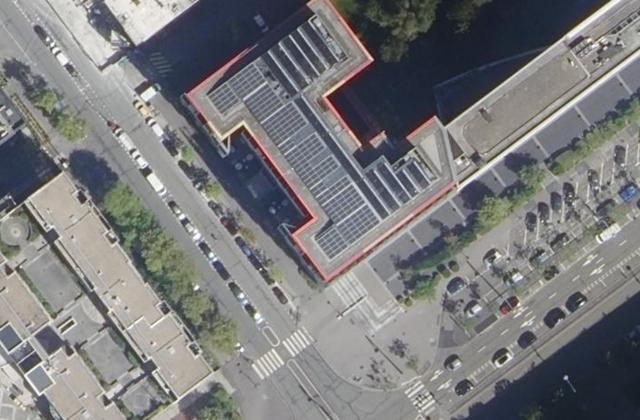 Vue aérienne de Urssaf Île-de-France - site des Yvelines