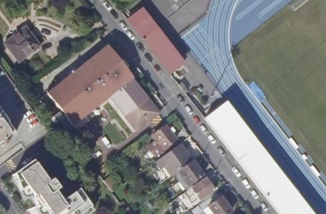 Vue aérienne de EHPAD la Roseraie