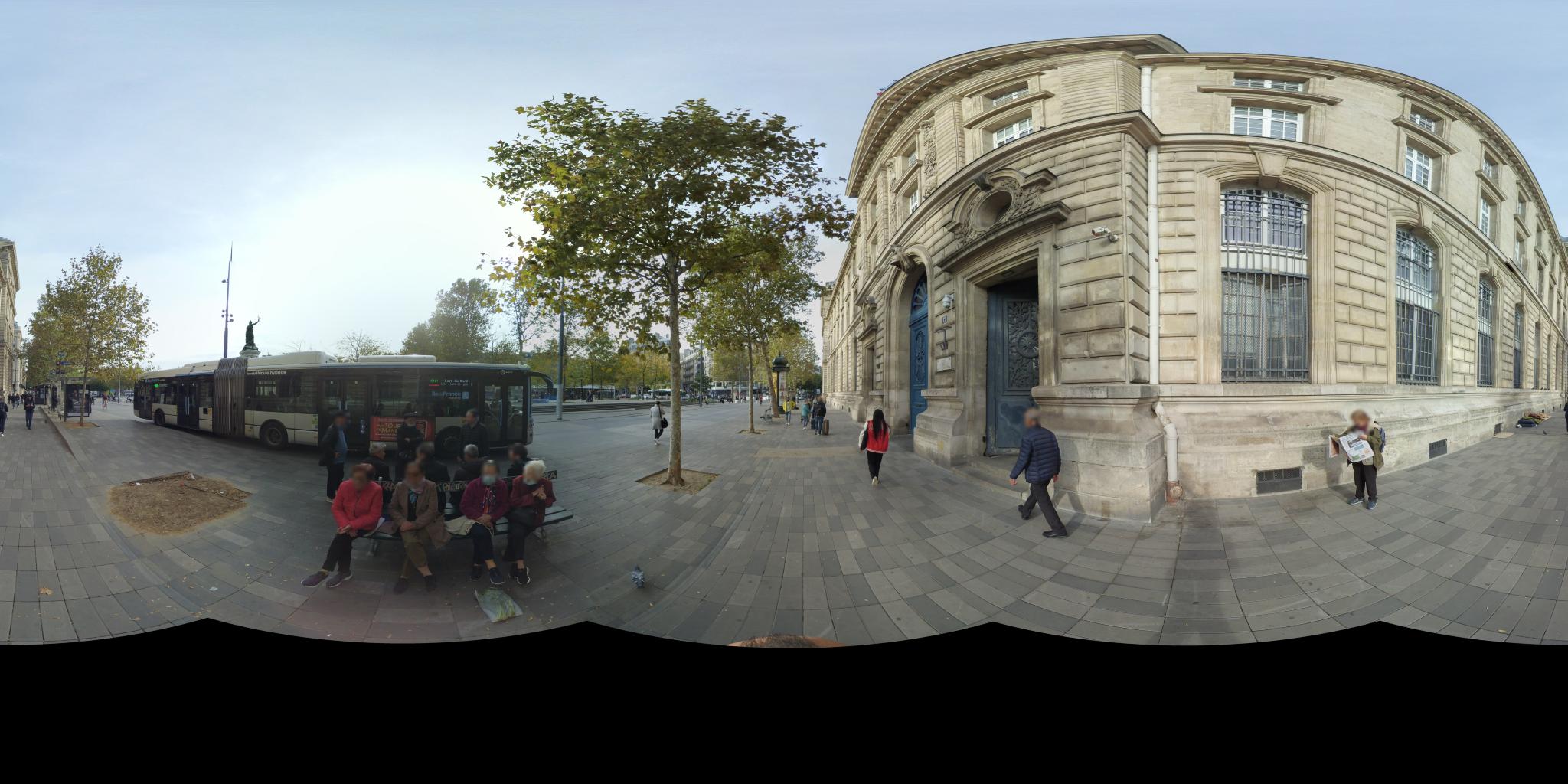 Vue de Centre d'information et de recrutement (CIR) de la gendarmerie nationale - Paris