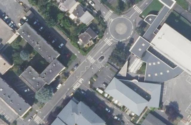 Vue aérienne de Collège André Maurois