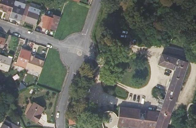 Vue aérienne de EHPAD la Maison Russe