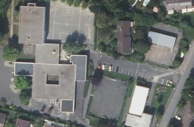 Vue aérienne de Ecole élémentaire Les Echassons