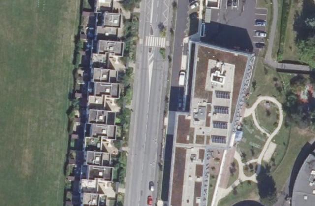 Vue aérienne de EHPAD Public Simone Veil
