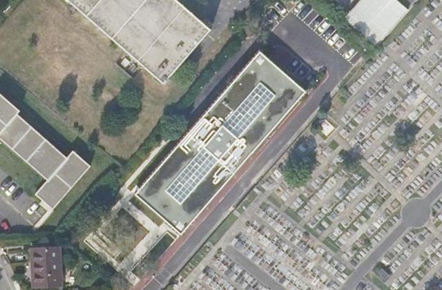 Vue aérienne de Tribunal de proximité de Longjumeau