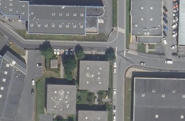 Vue aérienne de Point-justice PAD Séniors Le Coudray Montceaux