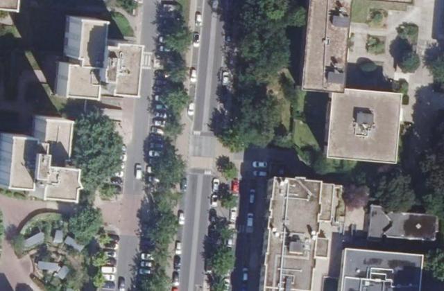 Vue aérienne de Caisse d'allocations familiales (Caf) de l'Essonne - accueil des Ulis