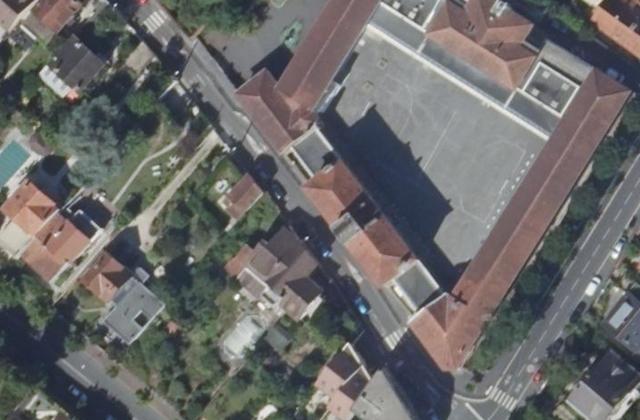 Vue aérienne de Collège Paul Bert