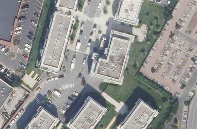 Vue aérienne de MSP Pole Sante Montlhery