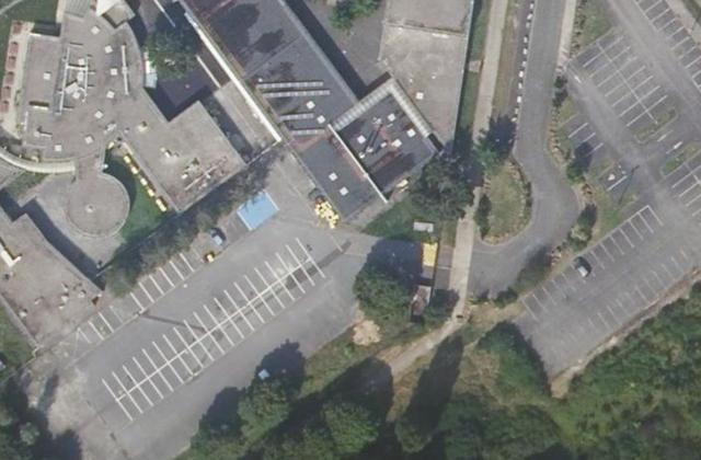 Vue aérienne de Section d'enseignement professionnel du lycée polyvalent Leonard de Vinci