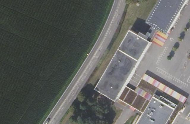 Vue aérienne de Collège Paul Éluard