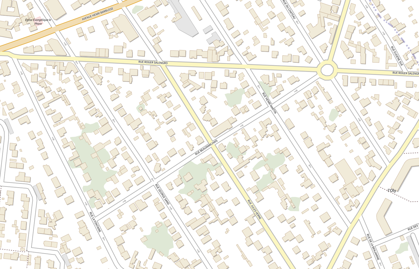 Plan IGN de situation de Residence Sociale Casp-arapej