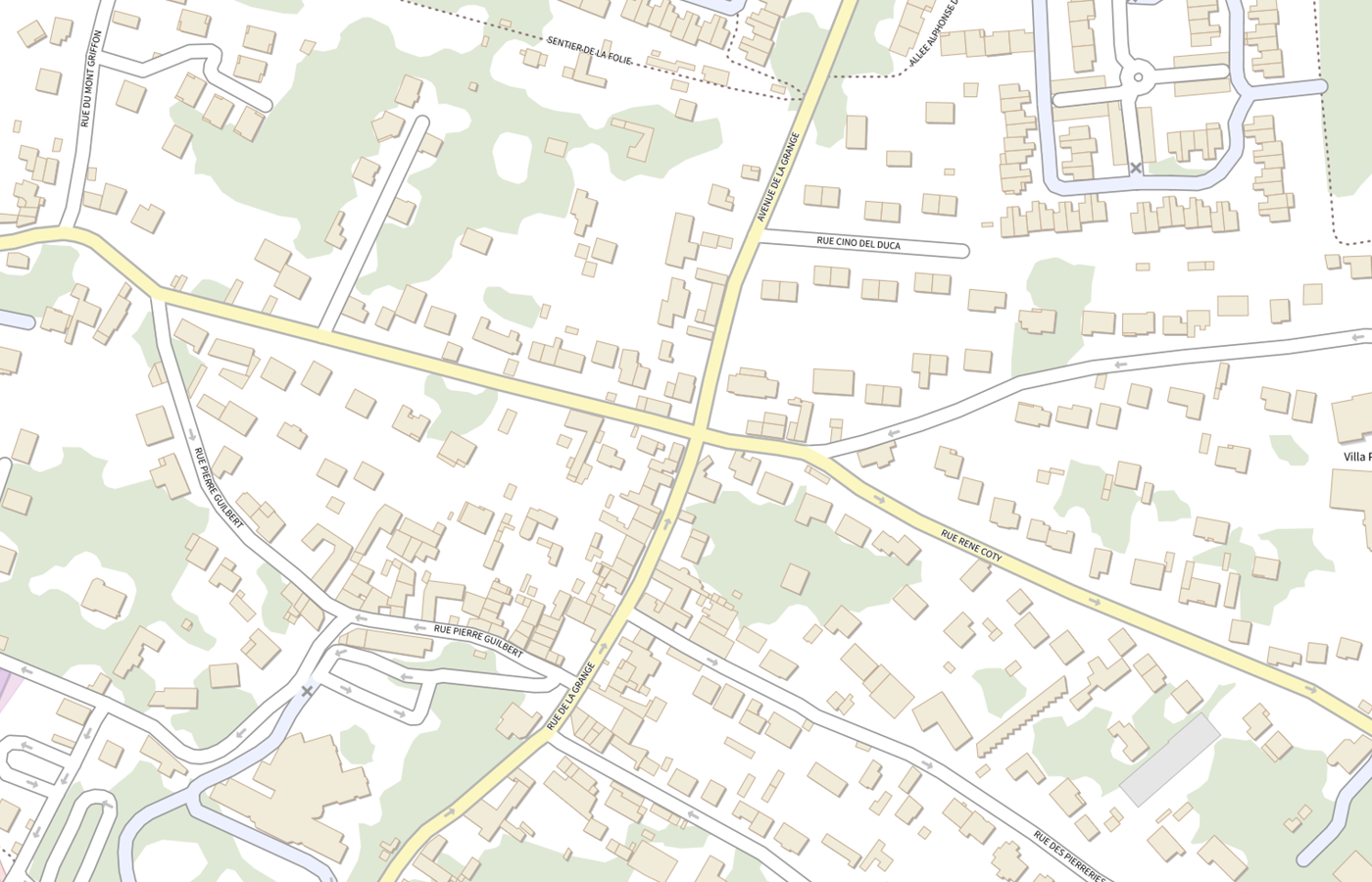 Plan IGN de situation de Val D'yerres Prévention