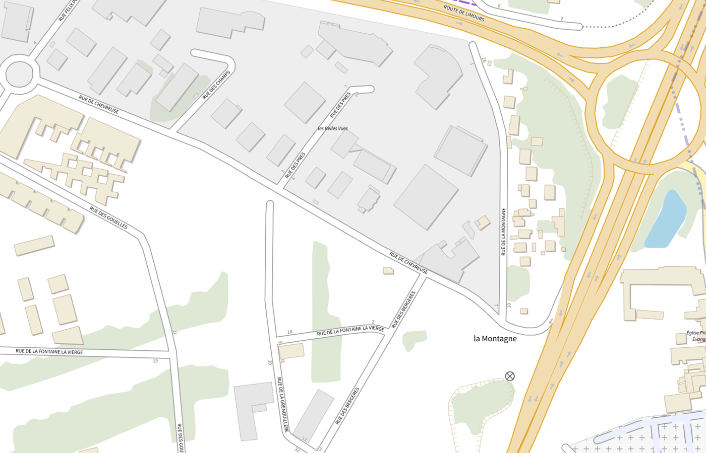 Plan IGN de situation de SESSAD Apf d Arpajon