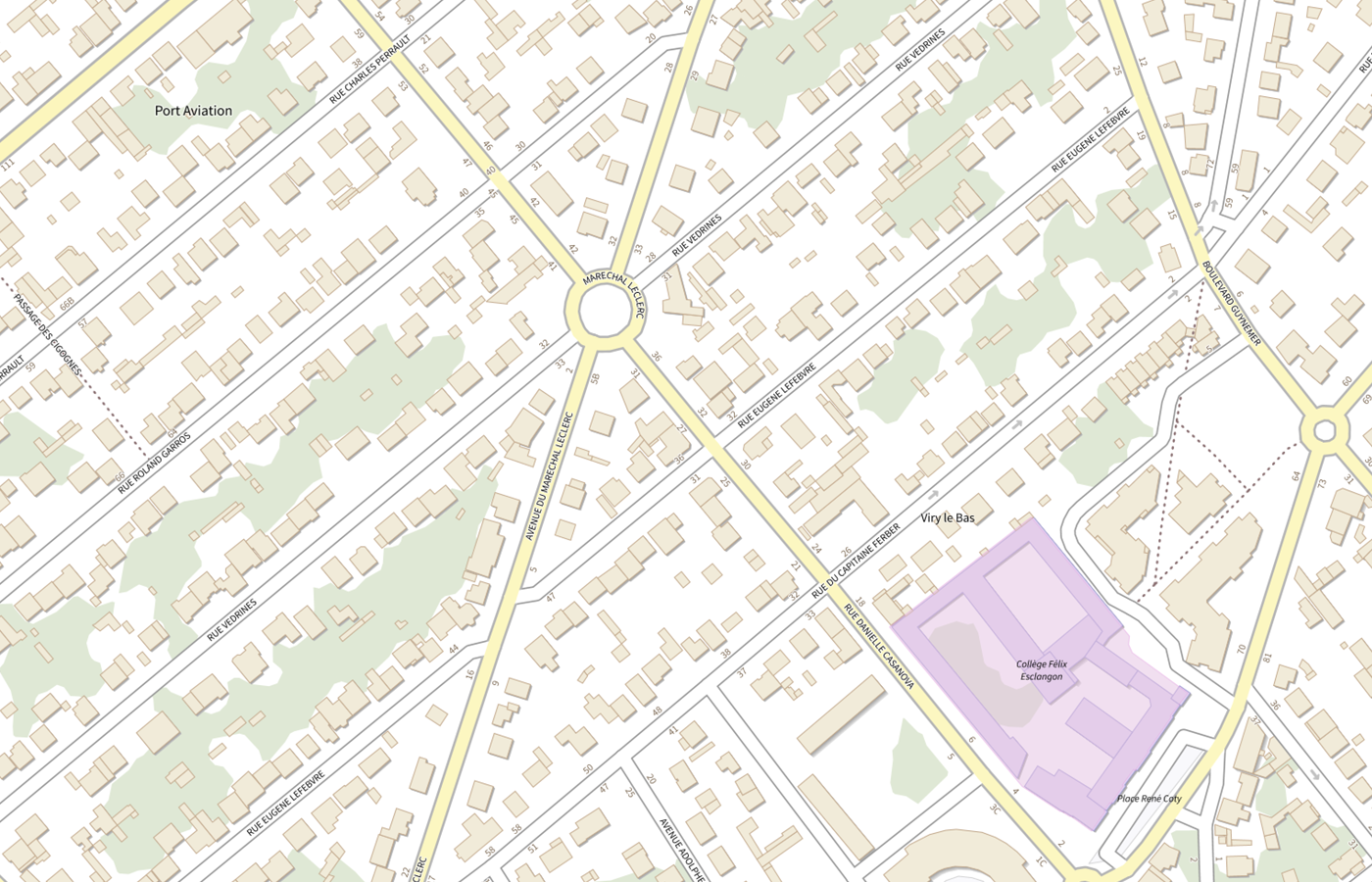 Plan IGN de situation de Pharmacie des Ecoles