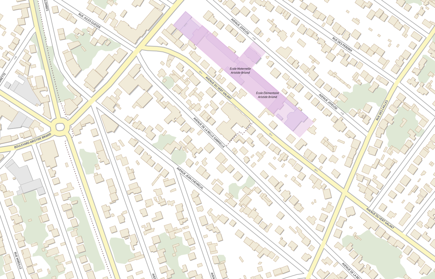 Plan IGN de situation de Residence Autonomie Jean-morigny