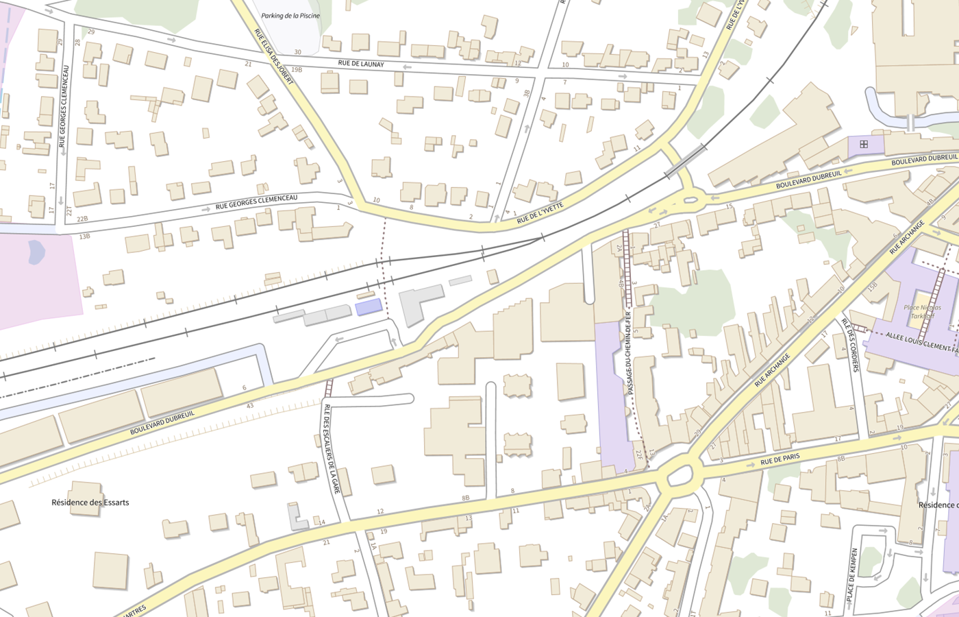 Plan IGN de situation de Mmg Orsay