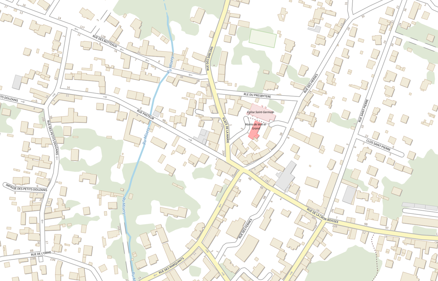 Plan IGN de situation de Pharmacie Robert-spaggiari