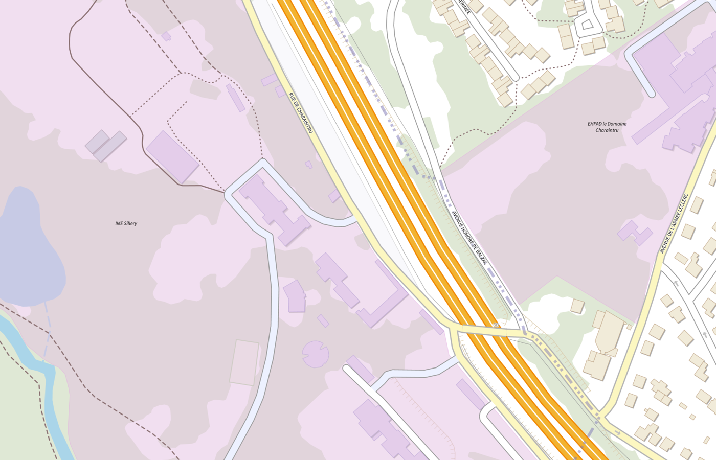 Plan IGN de situation de Crp de Sillery