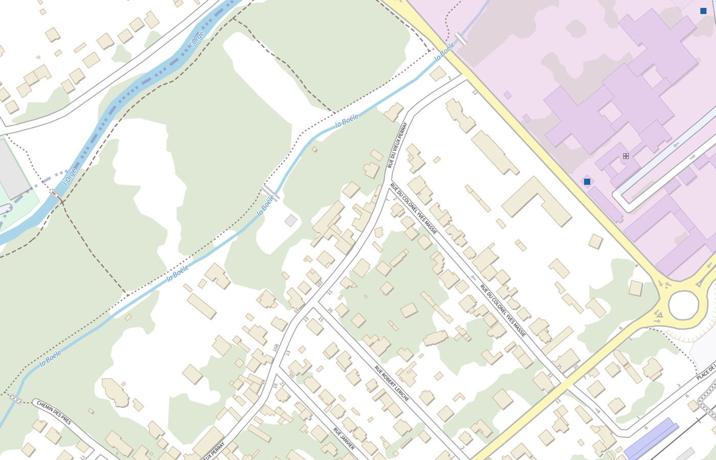 Plan IGN de situation de Hdj pour Ado de l Essonne