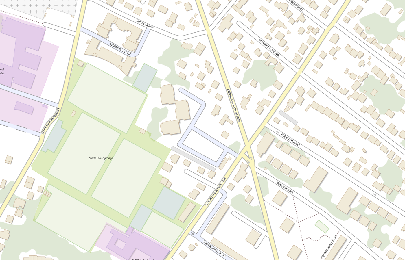 Plan IGN de situation de CMPP de Morsang sur Orge