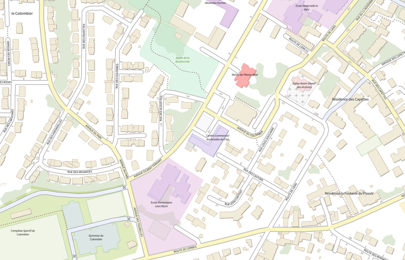 Plan IGN de situation de Pharmacie Vallet - Charles