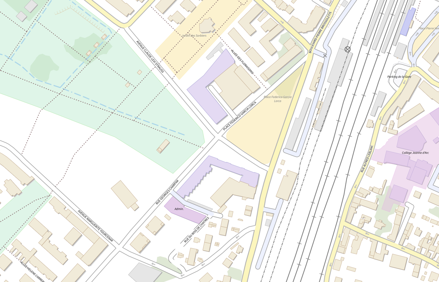 Plan IGN de situation de Pharmacie Pierron