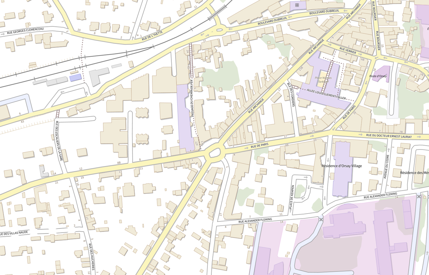 Plan IGN de situation de Pharmacie de la Place